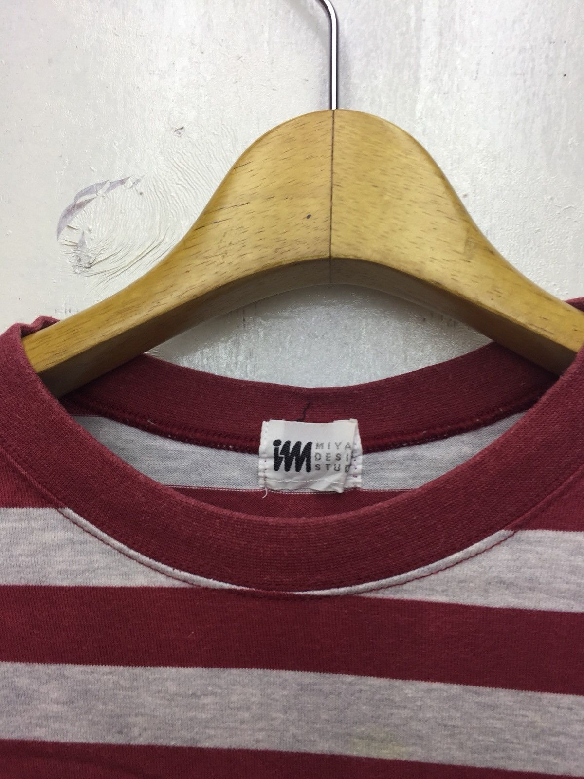 Issey Miyake Vintage Issey Miyake Nirvana Stripe Long Sleeve Tees Size US M / EU 48-50 / 2 - 2 Thumbnail