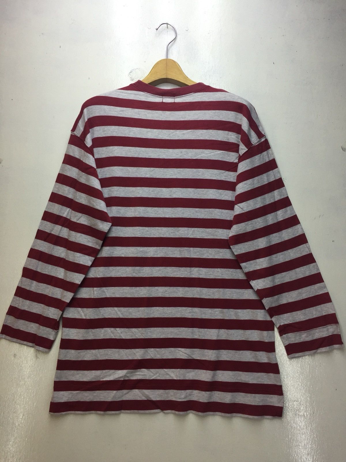 Issey Miyake Vintage Issey Miyake Nirvana Stripe Long Sleeve Tees Size US M / EU 48-50 / 2 - 6 Thumbnail