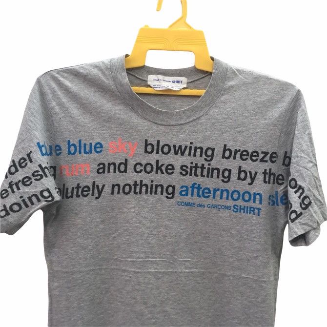 Comme des Garcons × Designer × Japanese Brand *🔥 Comme Des Garcons t shirt ss Size US M / EU 48-50 / 2 - 3 Thumbnail