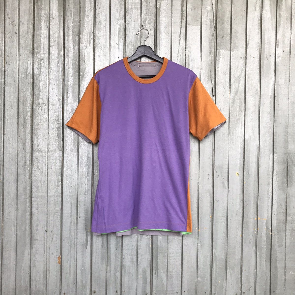 Comme des Garcons × Comme des Garcons Homme Plus × Rei Kawakubo *🔥Rare S13107 Reversible sleeve connect 2 pieces tees Size US L / EU 52-54 / 3 - 1 Thumbnail