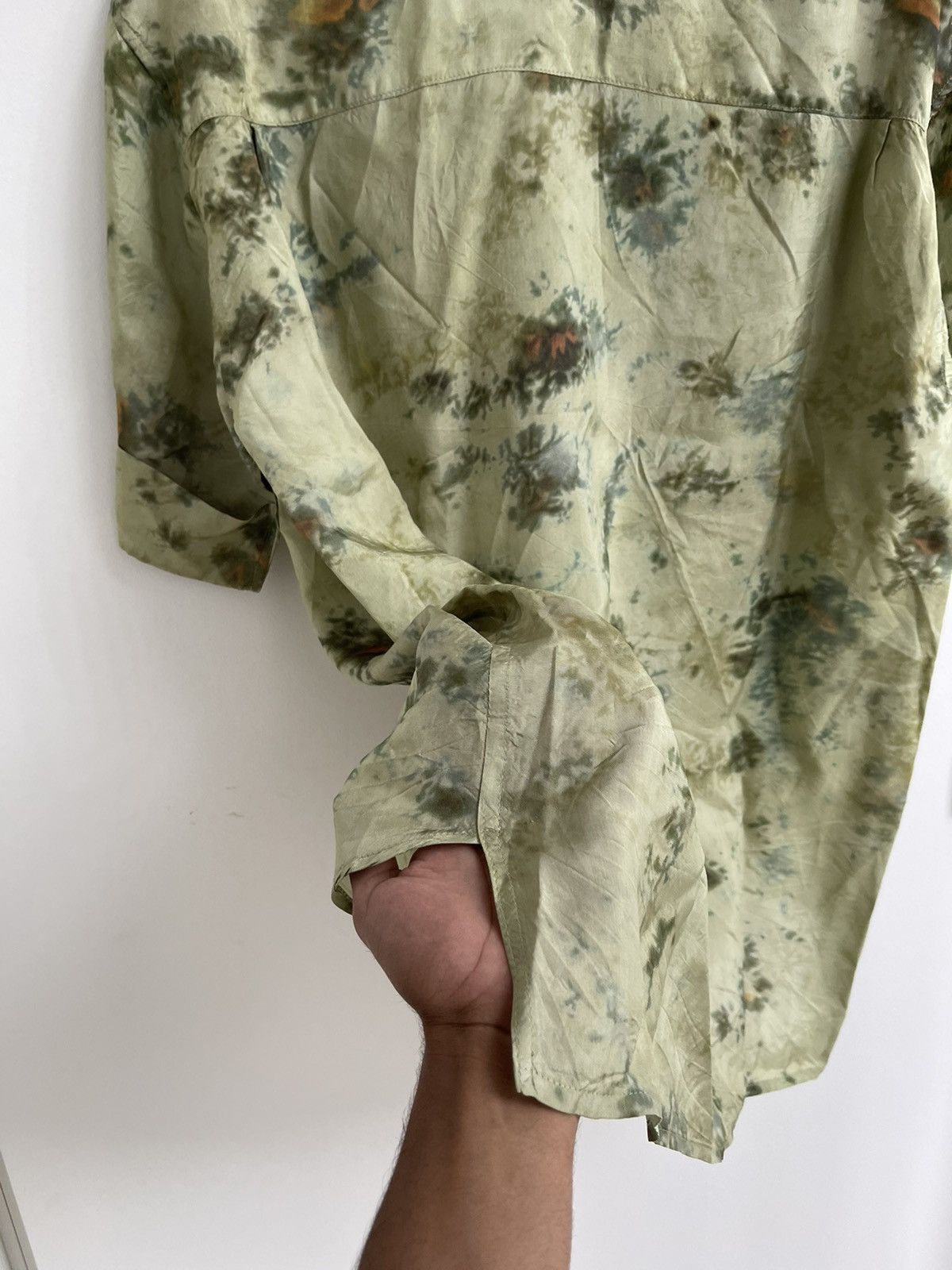 Andersson Bell Andersson Bell Unisex Forest Whisper Open Collar Shirt Size US L / EU 52-54 / 3 - 5 Thumbnail