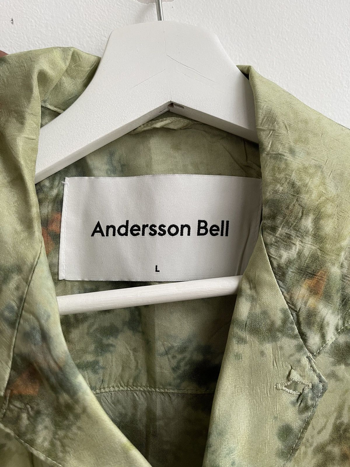 Andersson Bell Andersson Bell Unisex Forest Whisper Open Collar Shirt Size US L / EU 52-54 / 3 - 7 Thumbnail