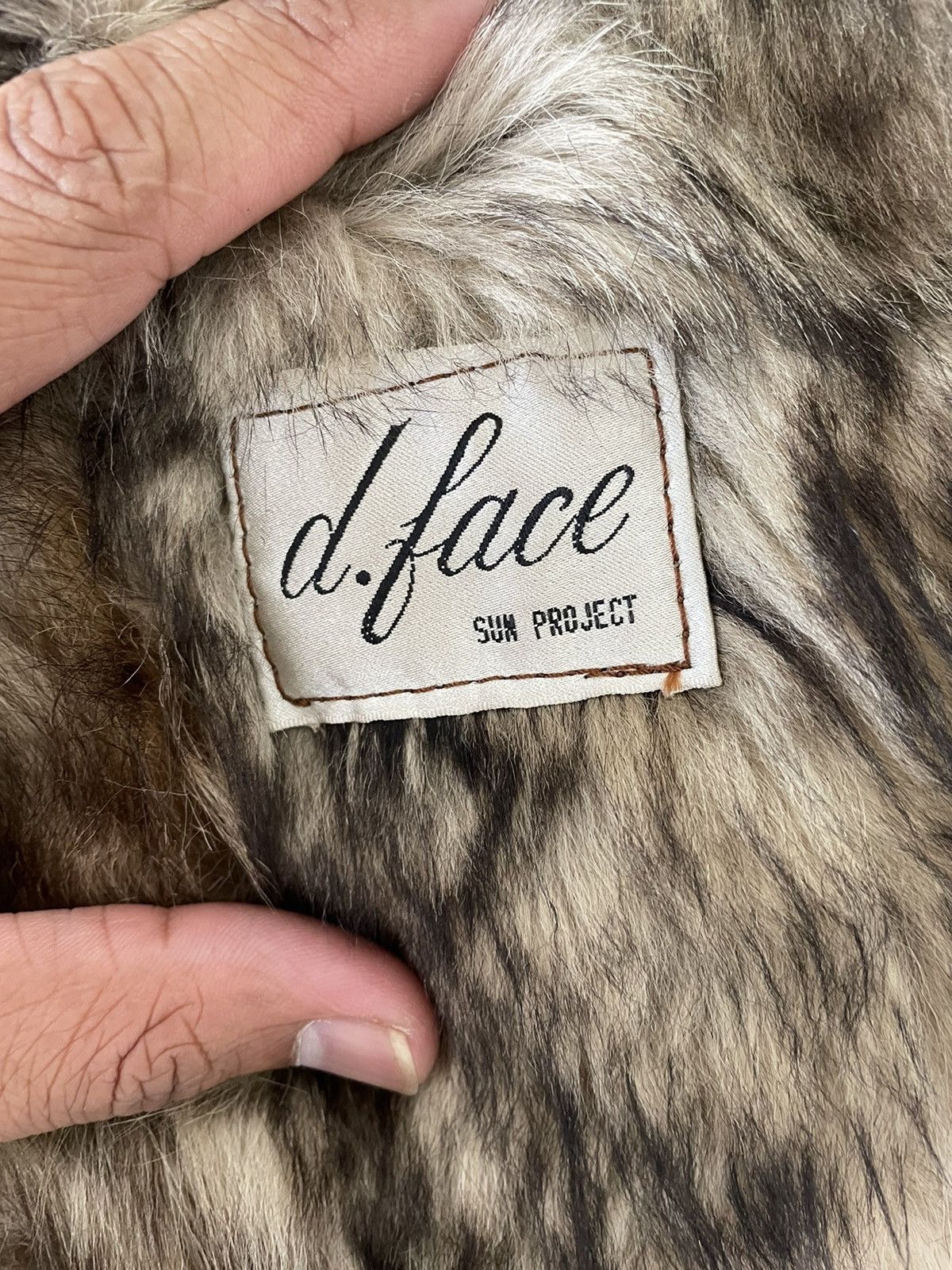 Vintage Vintage Sheepskin Patchwork Leather Jacket Buttoned Mink Fur Size US L / EU 52-54 / 3 - 6 Thumbnail