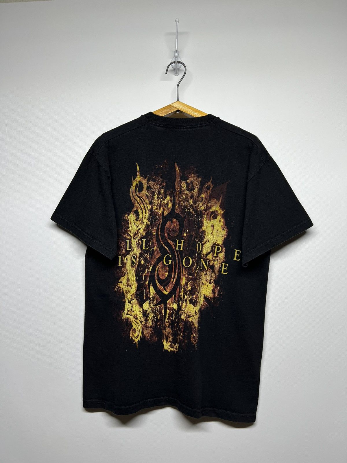 Band Tees × Slipknot × Vintage Vintage Y2k 2009 Slipknot All Hope Is Gone Tour T-Shirt Size US M / EU 48-50 / 2 - 2 Thumbnail