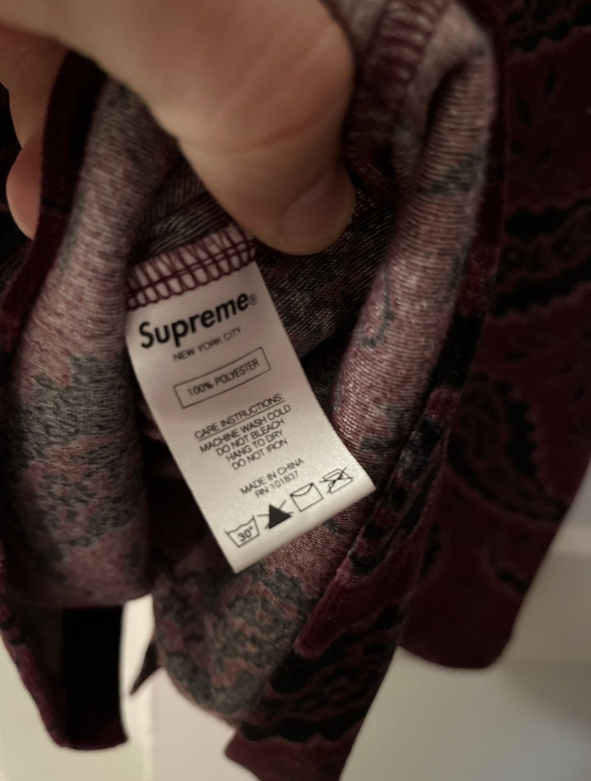 Supreme Supreme Velour button up Size US M / EU 48-50 / 2 - 4 Thumbnail