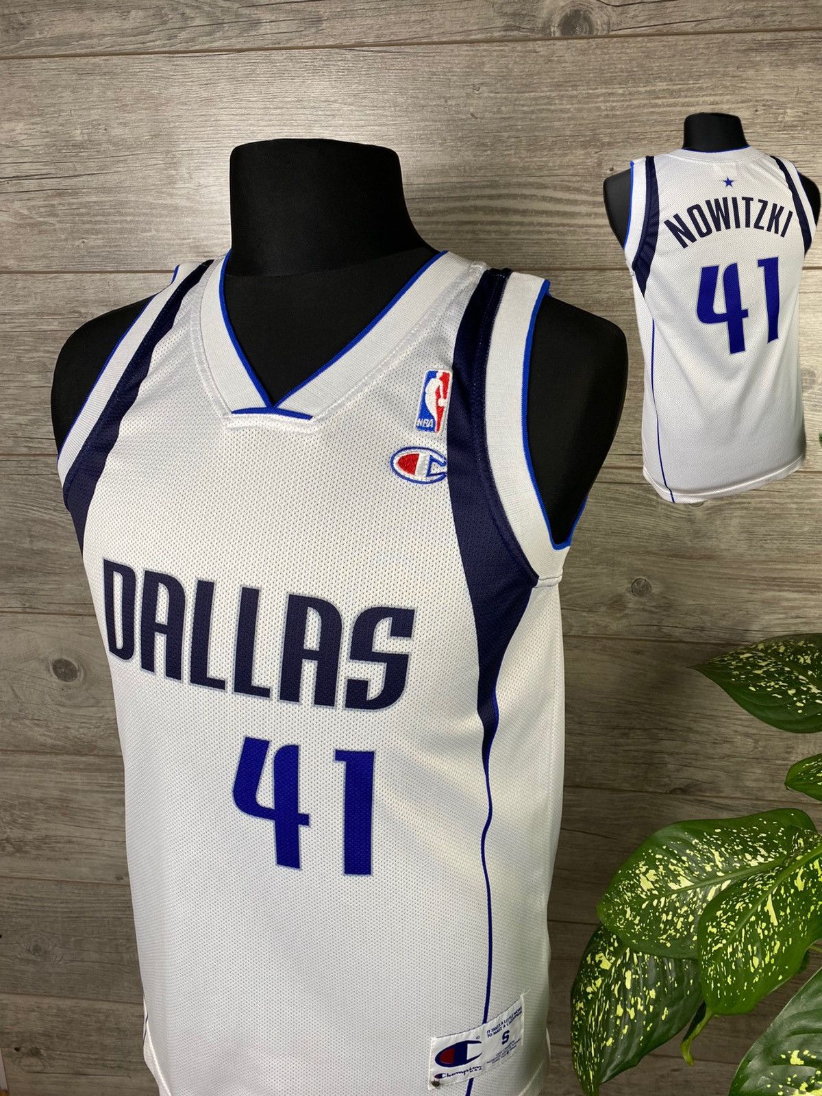 Rare! Dirk Nowitzki #41 Dallas Mawericks NBA Jersey Shirt