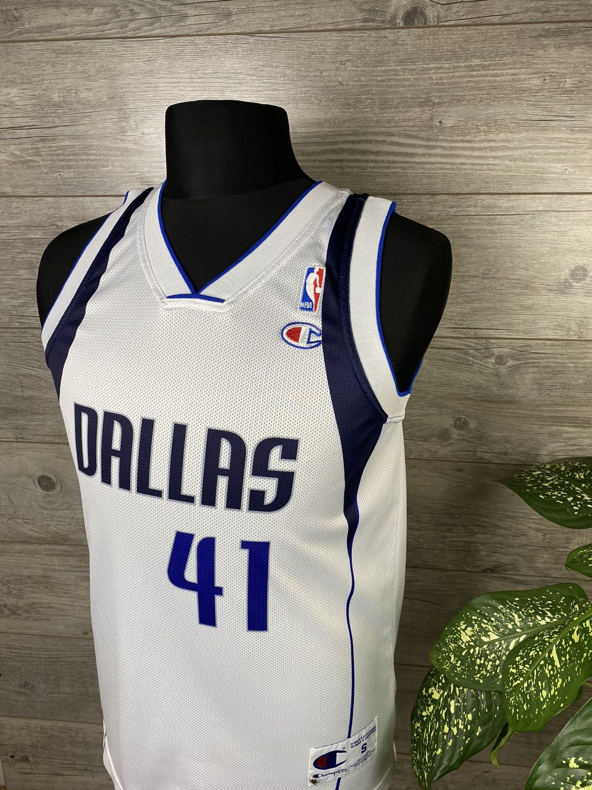 Rare! Dirk Nowitzki #41 Dallas Mawericks NBA Jersey Shirt