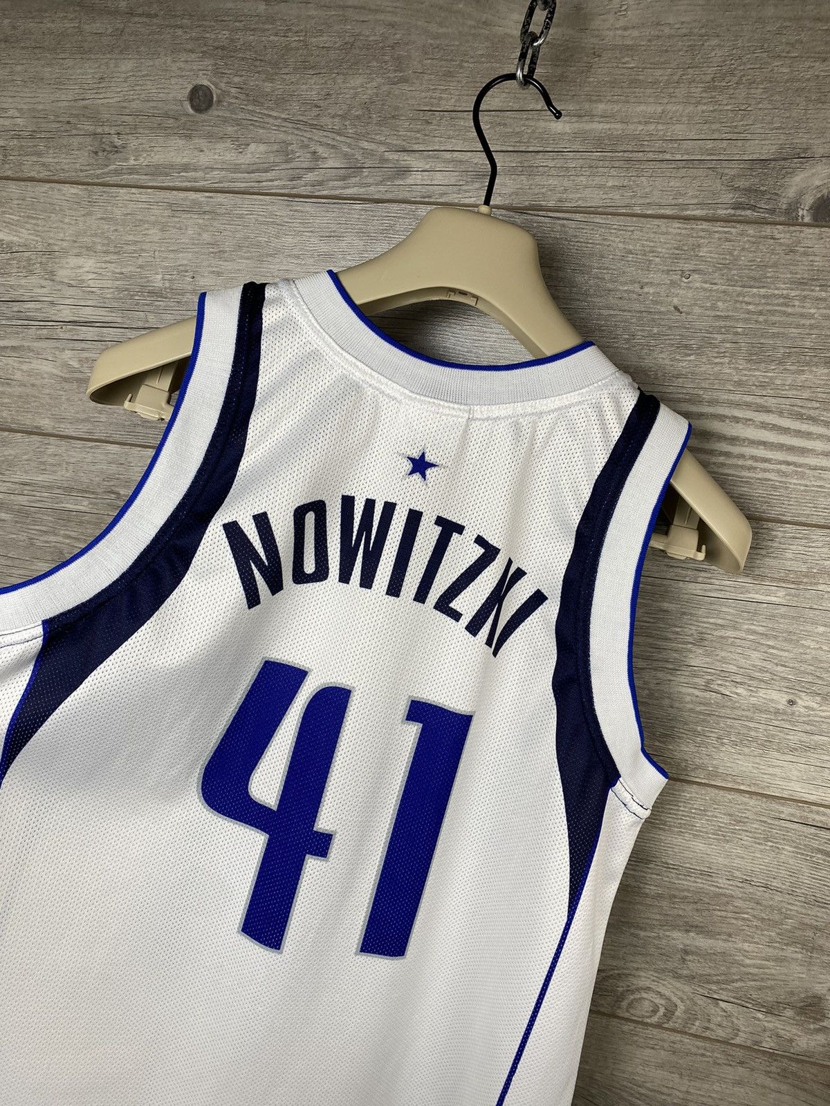 Rare! Dirk Nowitzki #41 Dallas Mawericks NBA Jersey Shirt