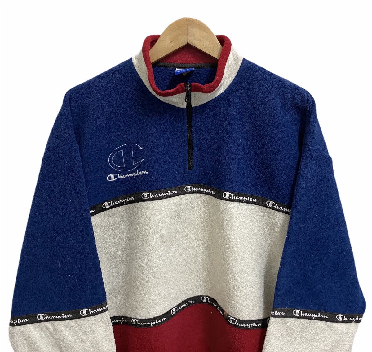 Champion × Vintage VINTAGE CHAMPION BIG LOGO FLEECE SWEATSHIRT Size US XL / EU 56 / 4 - 3 Thumbnail