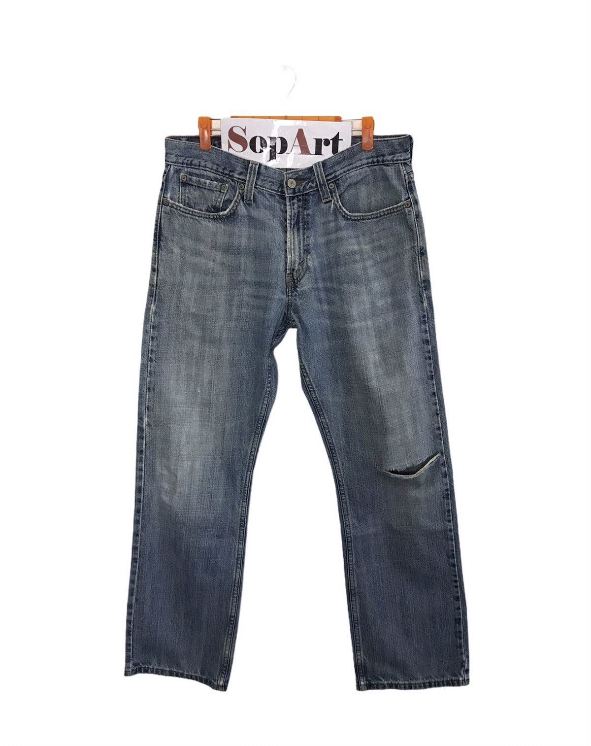 Levi's Vintage Clothing × Vintage Vintage Levi’s Distressed Denim Jeans Size US 33 - 1 Thumbnail