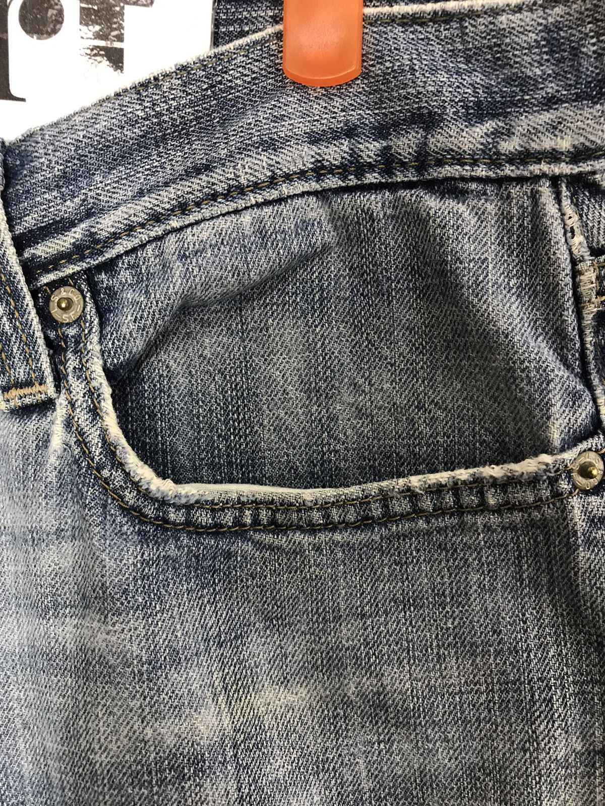 Levi's Vintage Clothing × Vintage Vintage Levi’s Distressed Denim Jeans Size US 33 - 8 Thumbnail