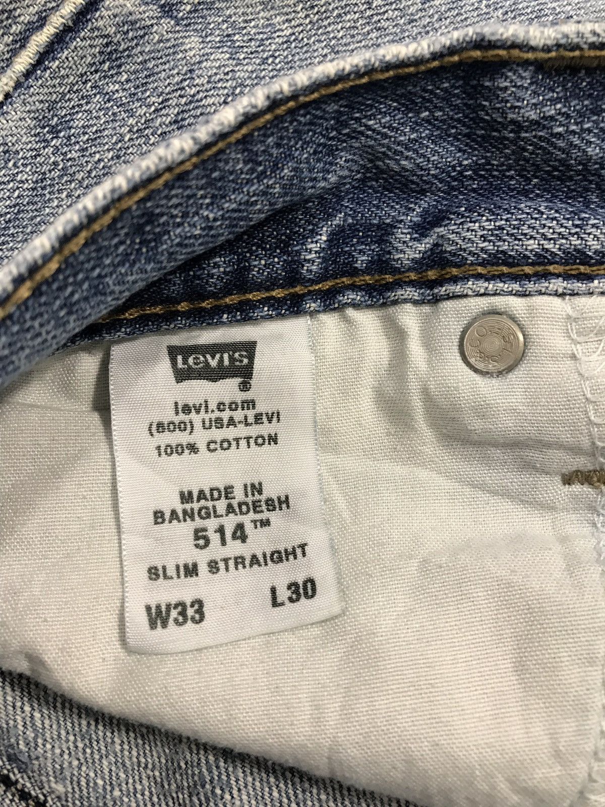 Levi's Vintage Clothing × Vintage Vintage Levi’s Distressed Denim Jeans Size US 33 - 15 Thumbnail