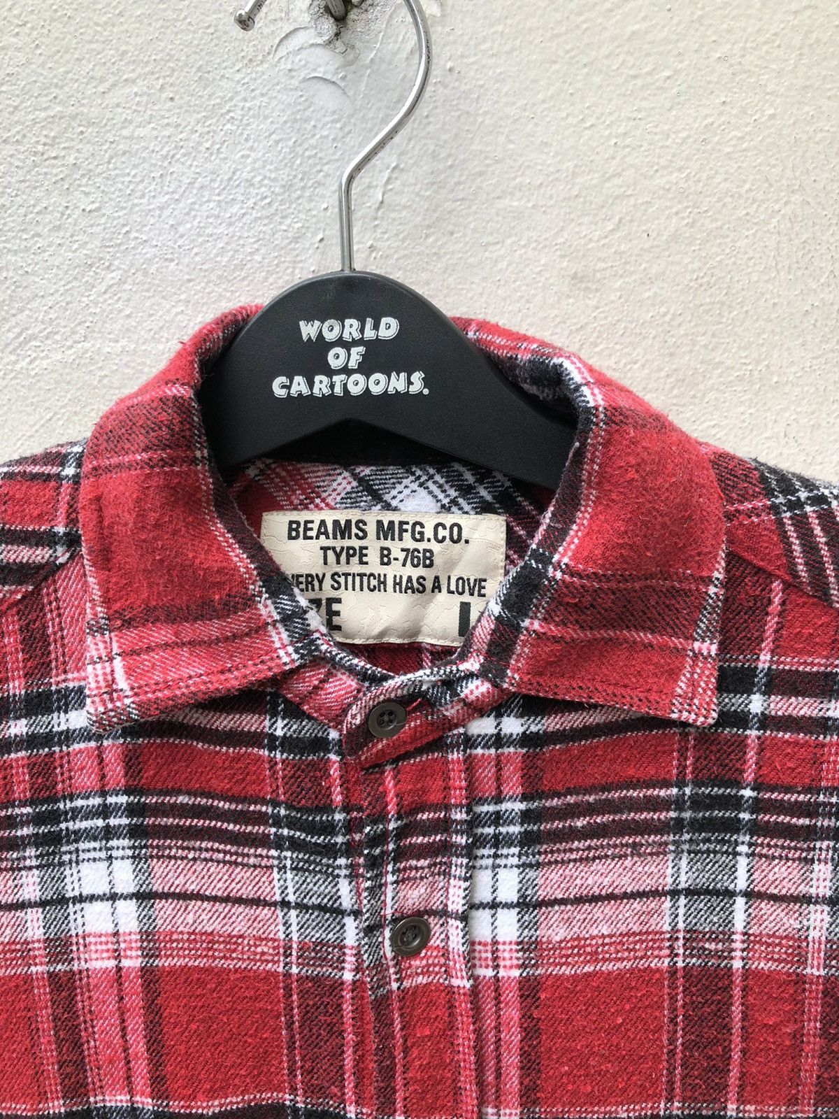 Beams Japan Beams Japan Type B-76B Flannel Shirt Size US M / EU 48-50 / 2 - 3 Thumbnail