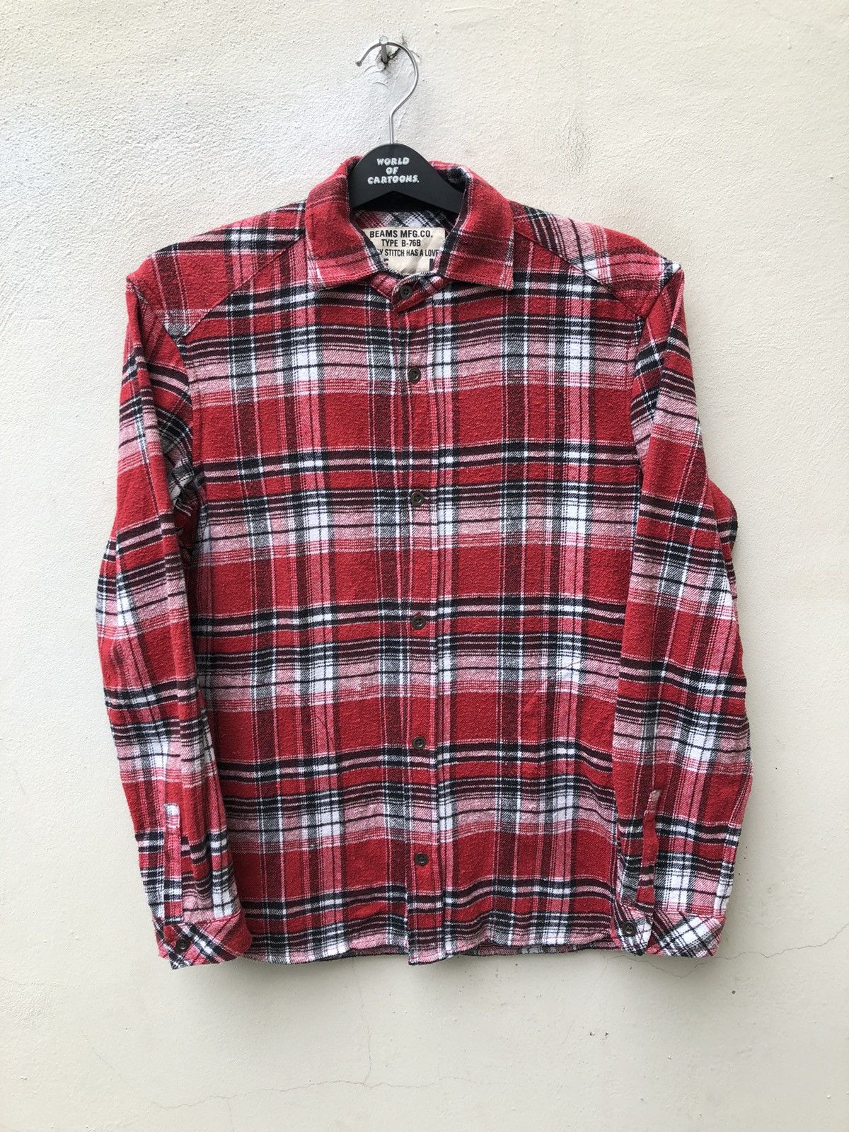 Beams Japan Beams Japan Type B-76B Flannel Shirt Size US M / EU 48-50 / 2 - 1 Thumbnail