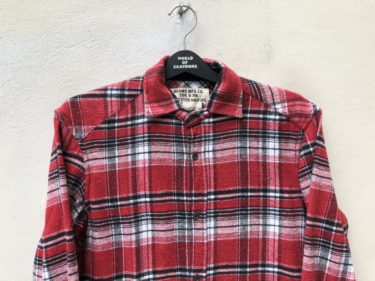 Beams Japan Beams Japan Type B-76B Flannel Shirt Size US M / EU 48-50 / 2 - 2 Thumbnail