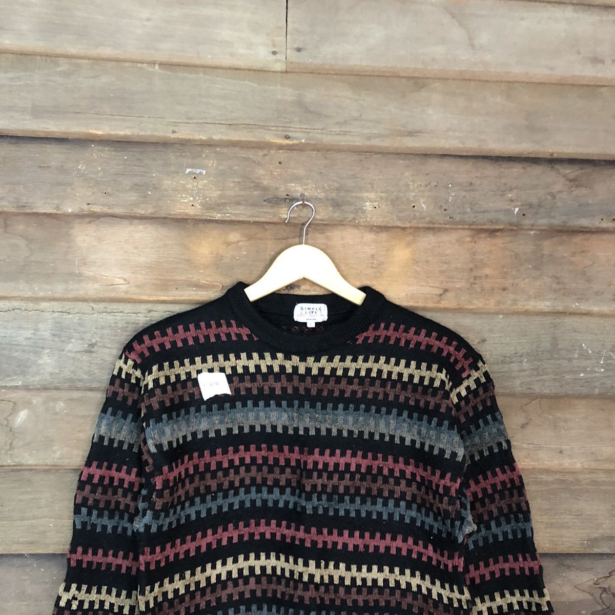 Homespun Knitwear Simple Life Multicolor Knitwear sweatshirt #370B Size S / US 4 / IT 40 - 9 Thumbnail
