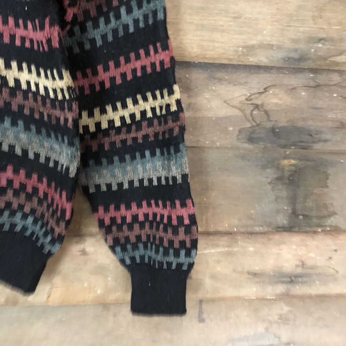 Homespun Knitwear Simple Life Multicolor Knitwear sweatshirt #370B Size S / US 4 / IT 40 - 4 Thumbnail