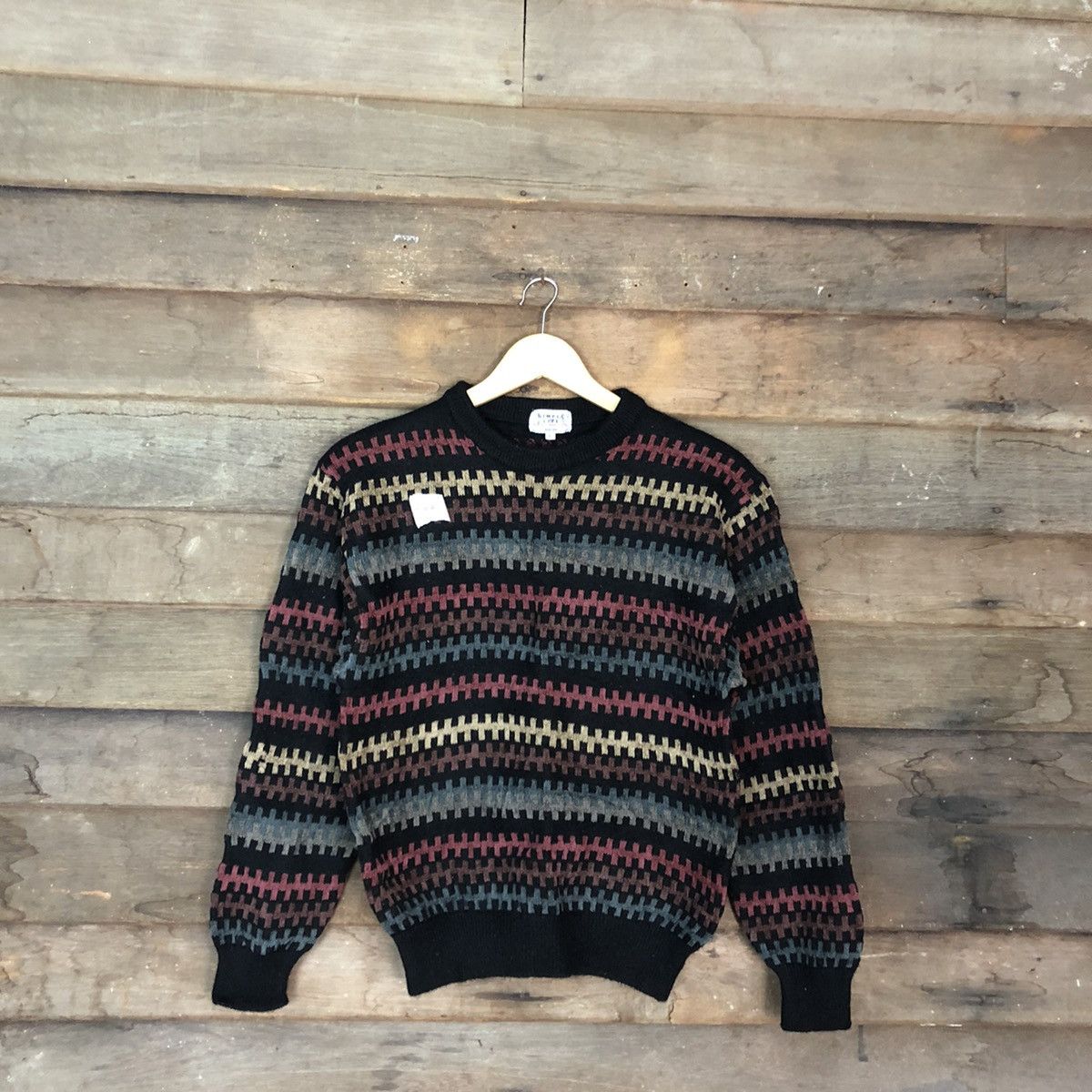 Homespun Knitwear Simple Life Multicolor Knitwear sweatshirt #370B Size S / US 4 / IT 40 - 3 Thumbnail