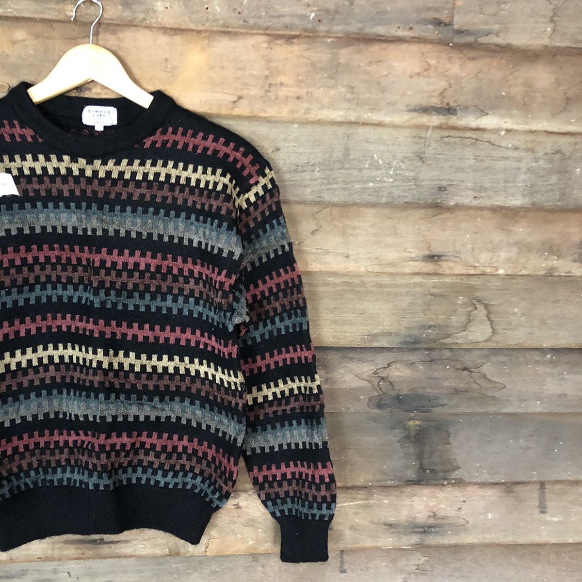 Homespun Knitwear Simple Life Multicolor Knitwear sweatshirt #370B Size S / US 4 / IT 40 - 5 Thumbnail