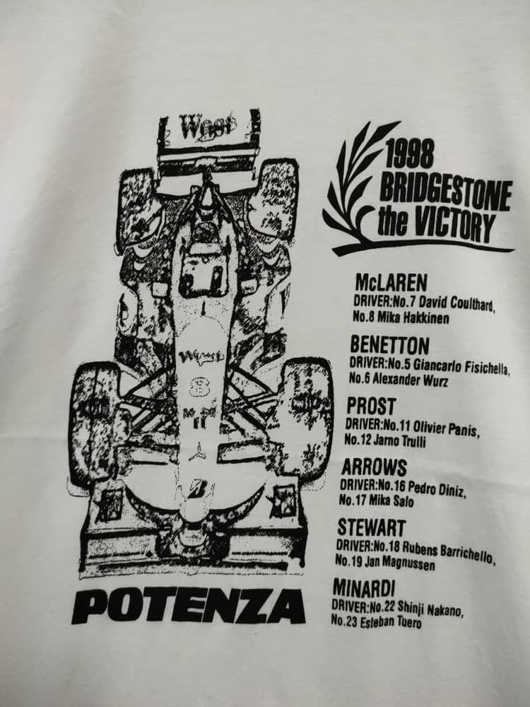 BMW Vintage Single Stitch Bridgestone x F1 T Size US M / EU 48-50 / 2 - 2 Thumbnail