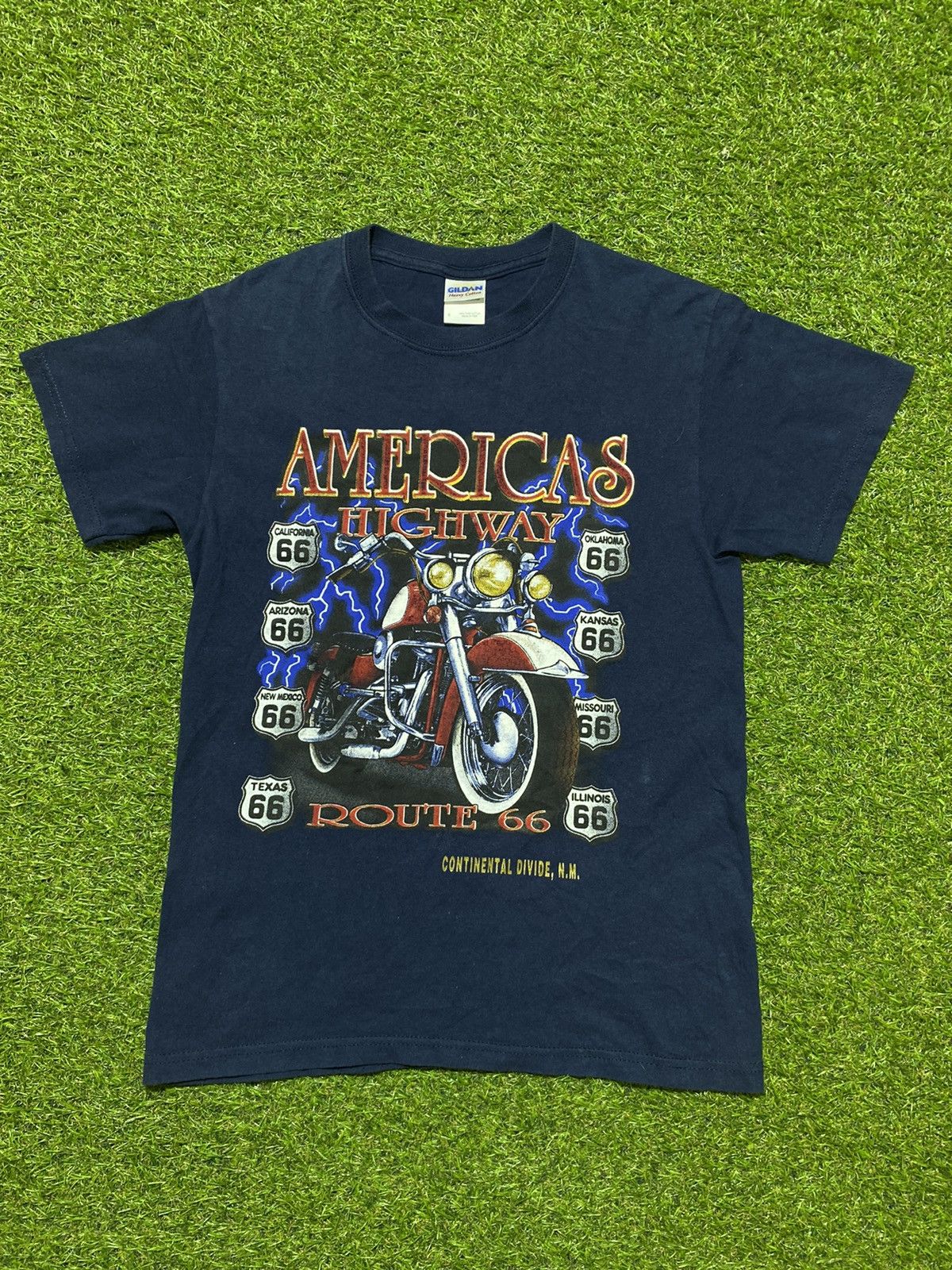 Japanese Brand Vintage Y2k Americas Highway tee streetwear Route 66 size S Size US S / EU 44-46 / 1 - 1 Thumbnail