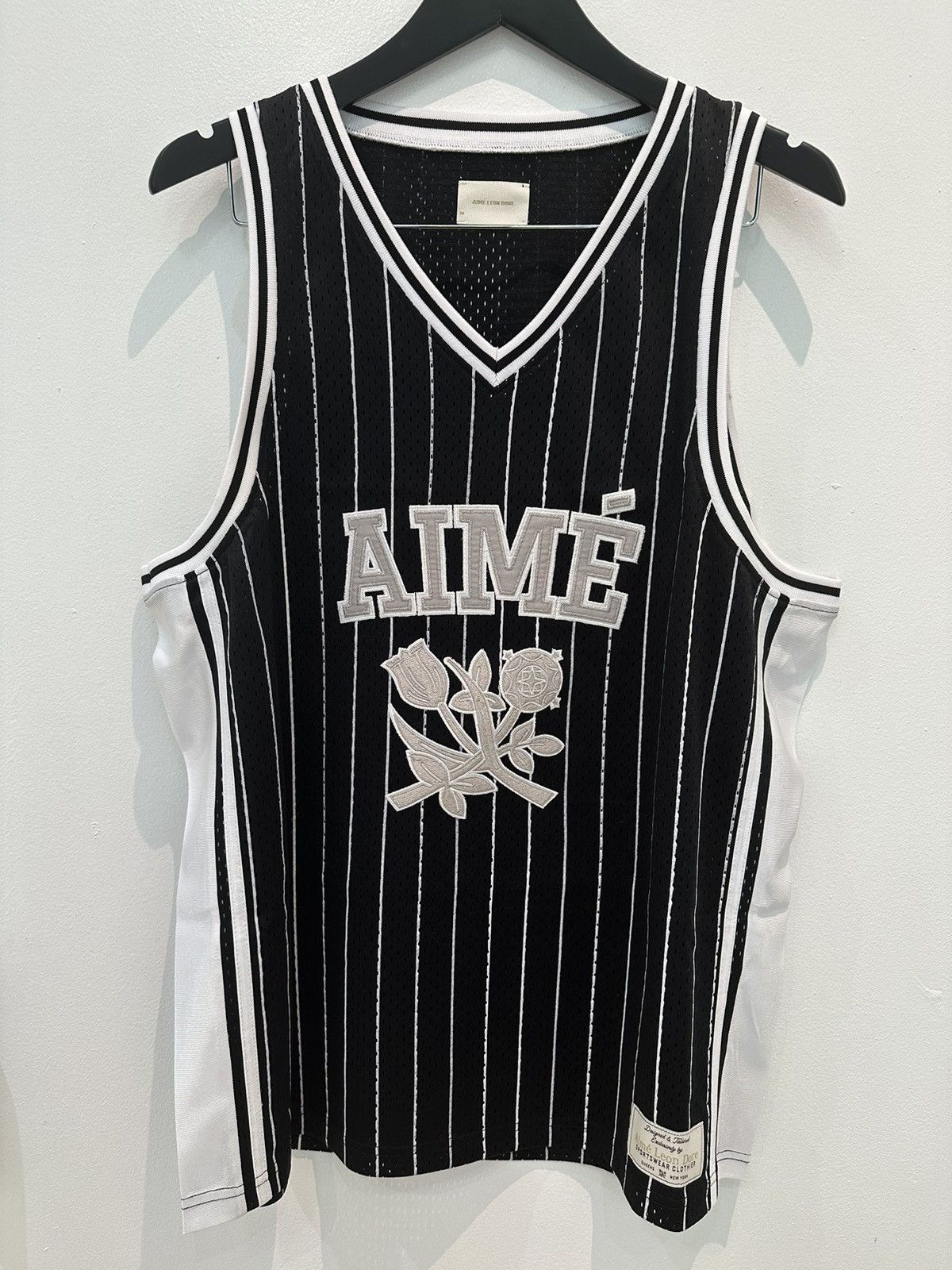 買取販売価格 Aime Leon Dore Striped Basketball Jersey | www.barkat.tv