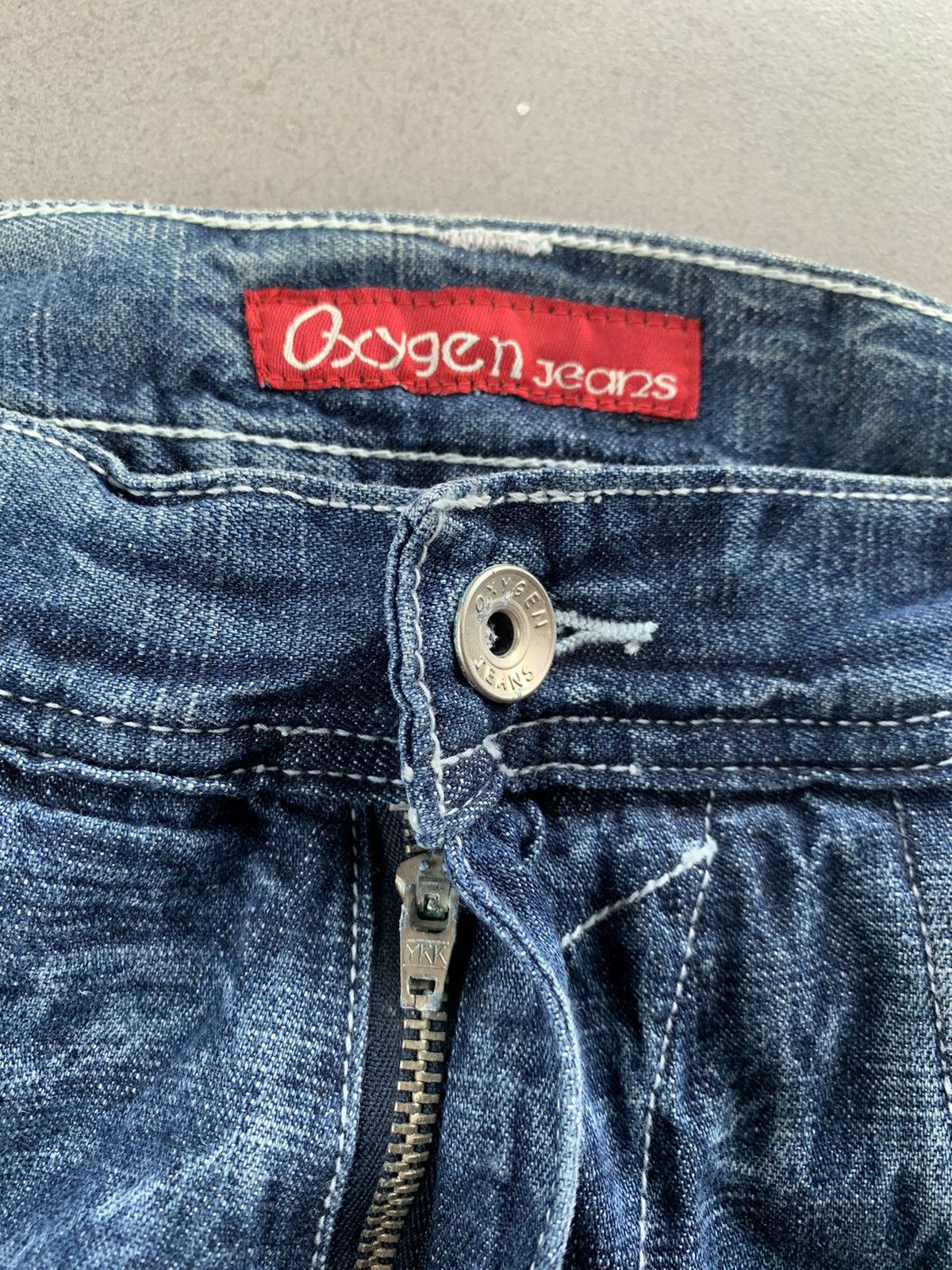 Beauty Beast Vintage Oxygen Jeans Baggy Bondage Cargo Multi Pocket Pants Size US 30 / EU 46 - 8 Thumbnail