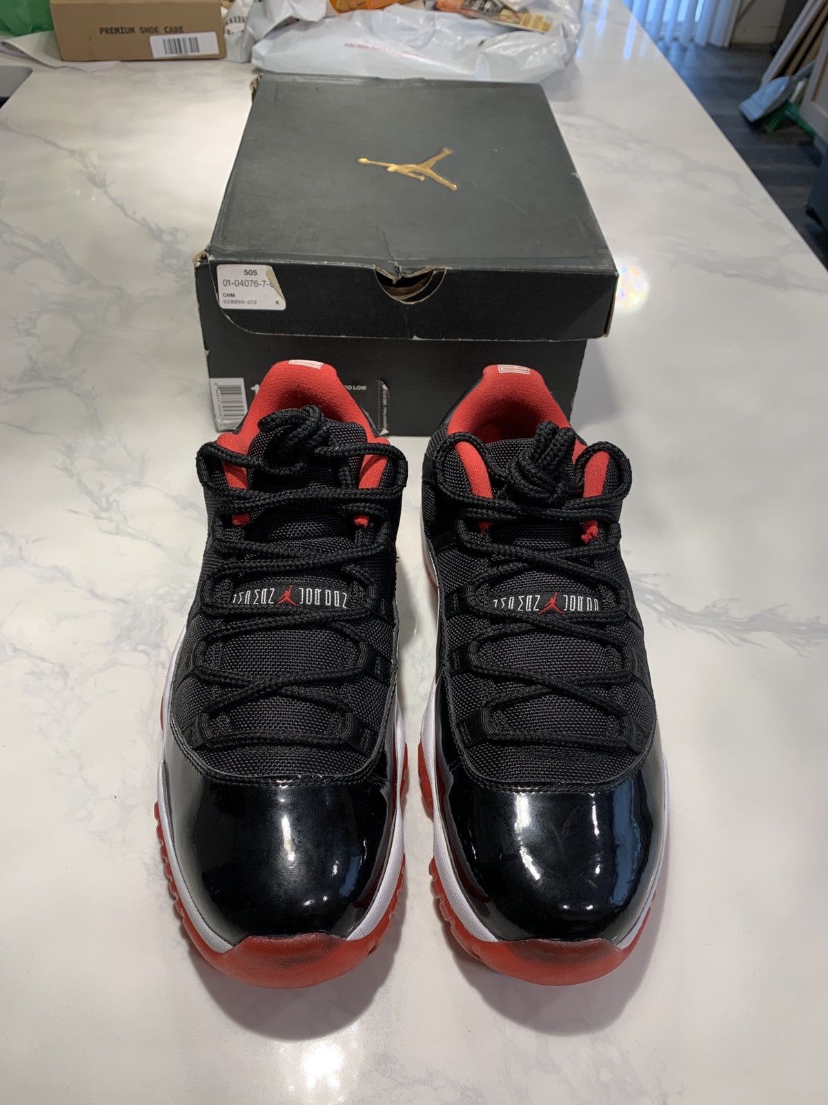 Jordan Brand Air Jordan 11 Retro Low “Bred” 2015 Size US 10 / EU 43 - 3 Thumbnail