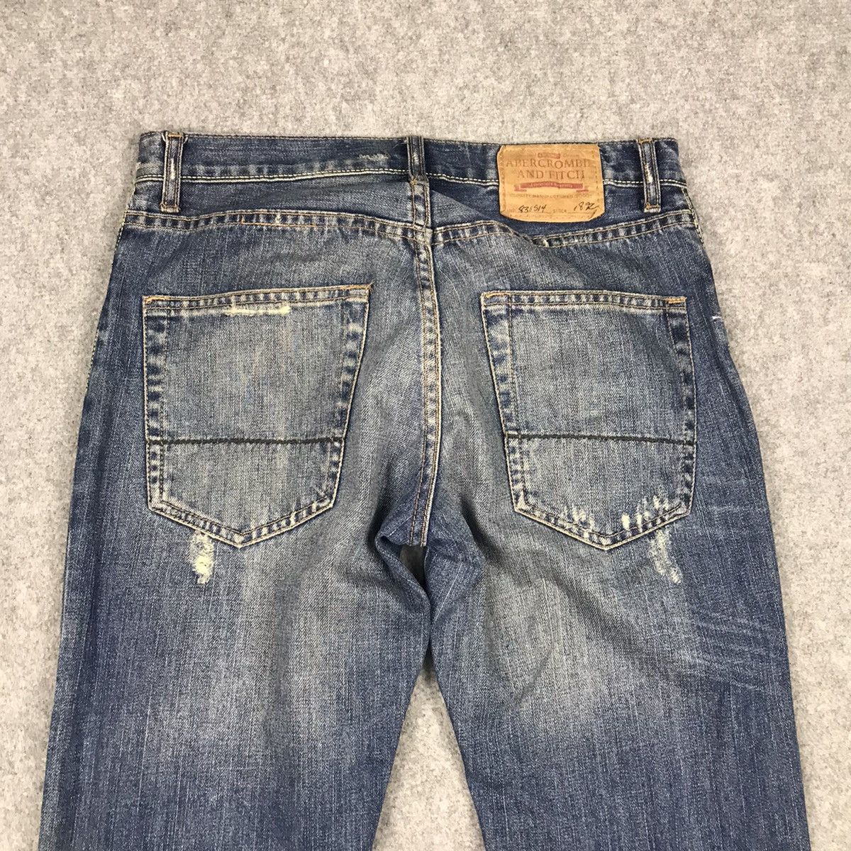 Japanese Brand FLARED JEANS ABERCROMBIE AND FITCH DISTRESSED BAGGY PANTS Size US 32 / EU 48 - 13 Thumbnail