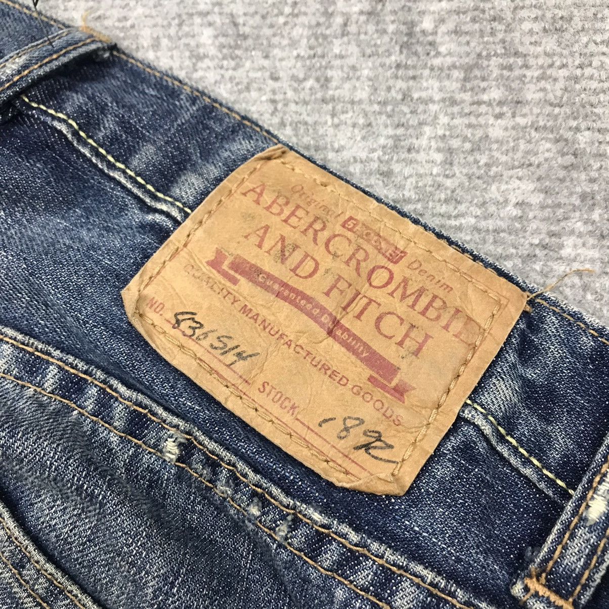 Japanese Brand FLARED JEANS ABERCROMBIE AND FITCH DISTRESSED BAGGY PANTS Size US 32 / EU 48 - 15 Thumbnail