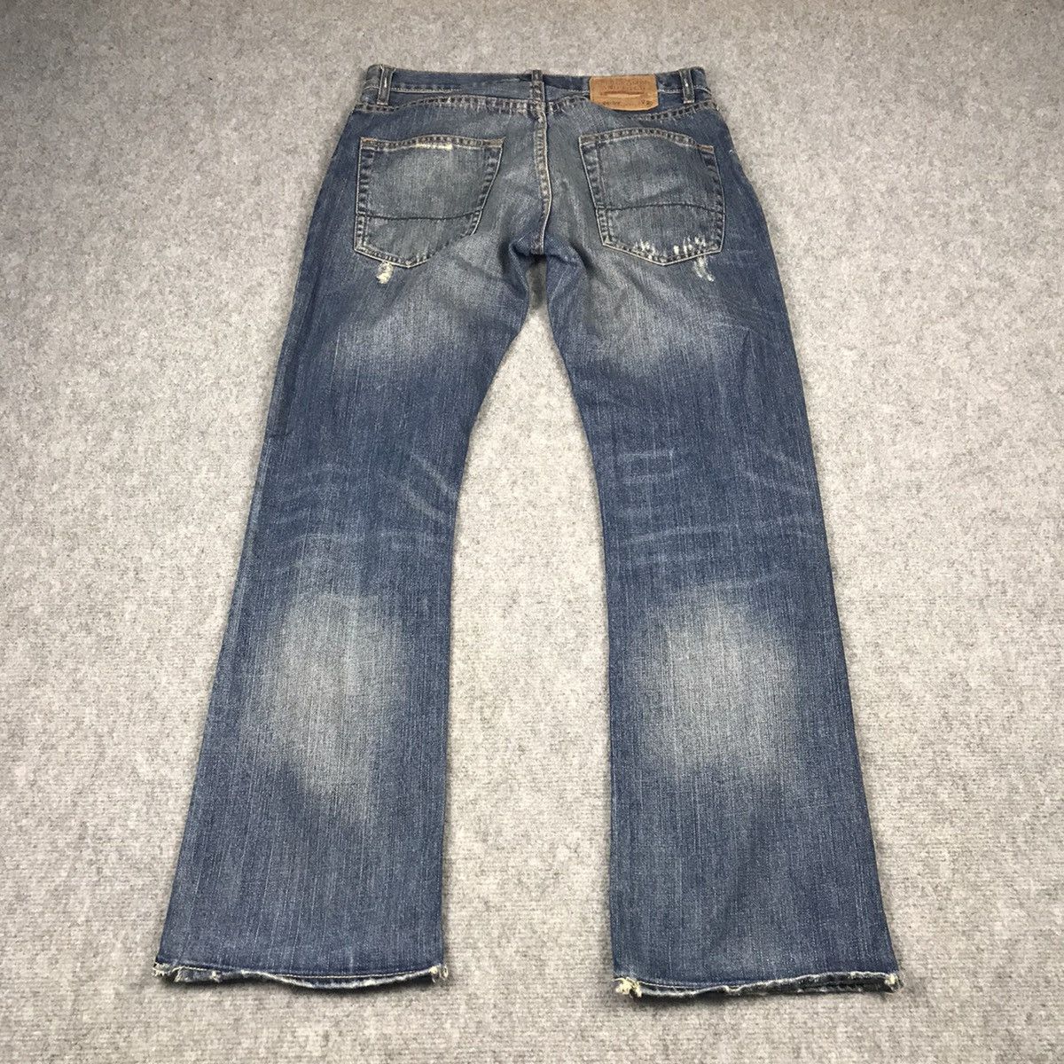 Japanese Brand FLARED JEANS ABERCROMBIE AND FITCH DISTRESSED BAGGY PANTS Size US 32 / EU 48 - 10 Thumbnail