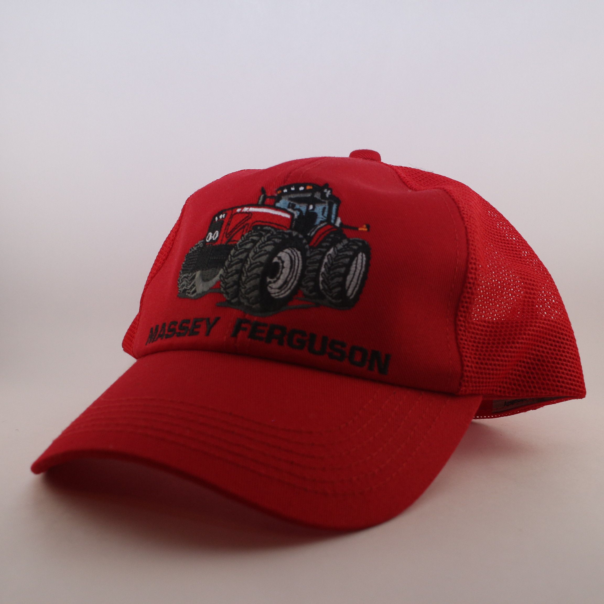 Red Massey Ferguson Tractor Logo Hat Black Mesh Available In - Foto 6