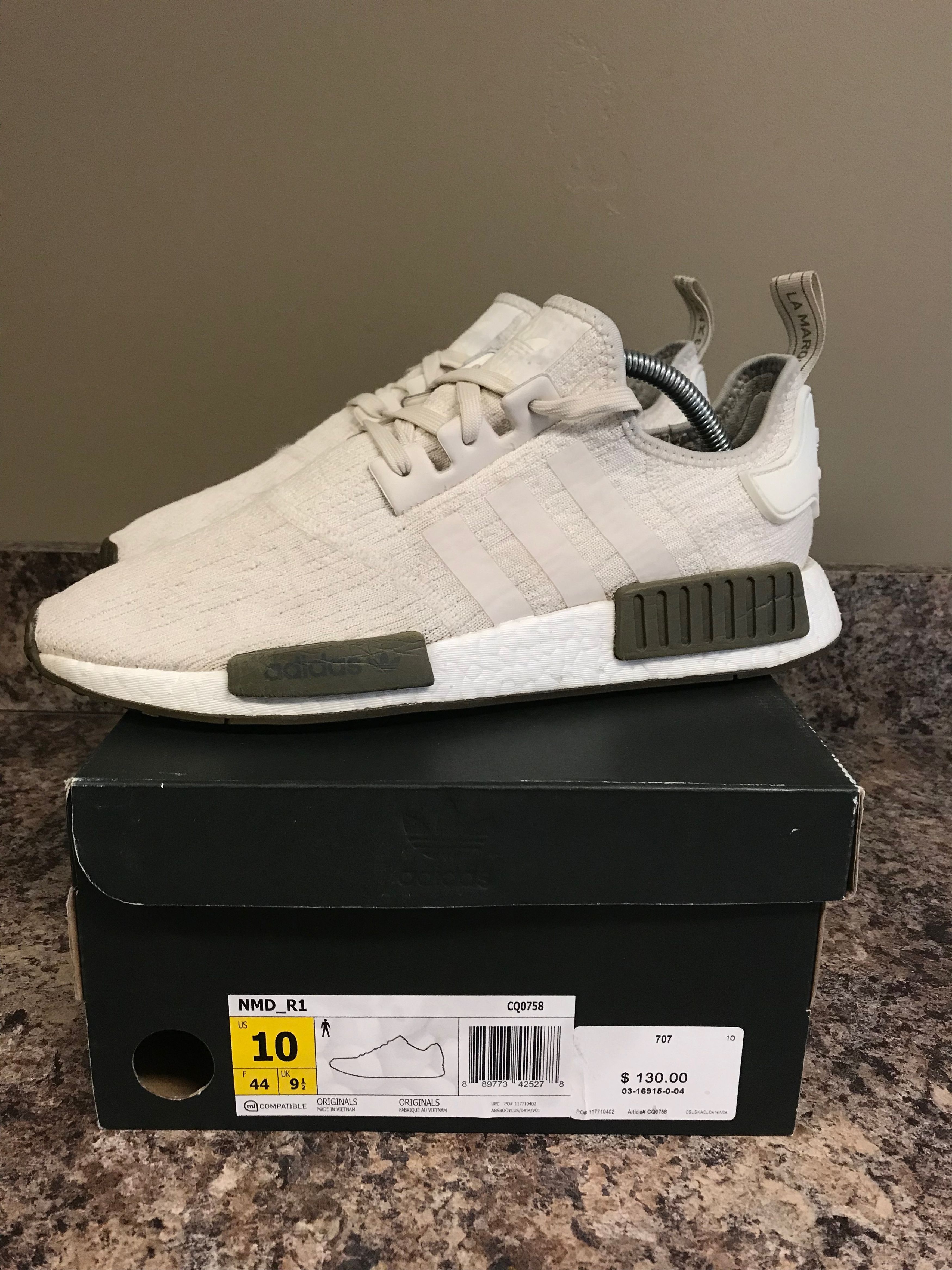 nmd r1 chalk white trace olive