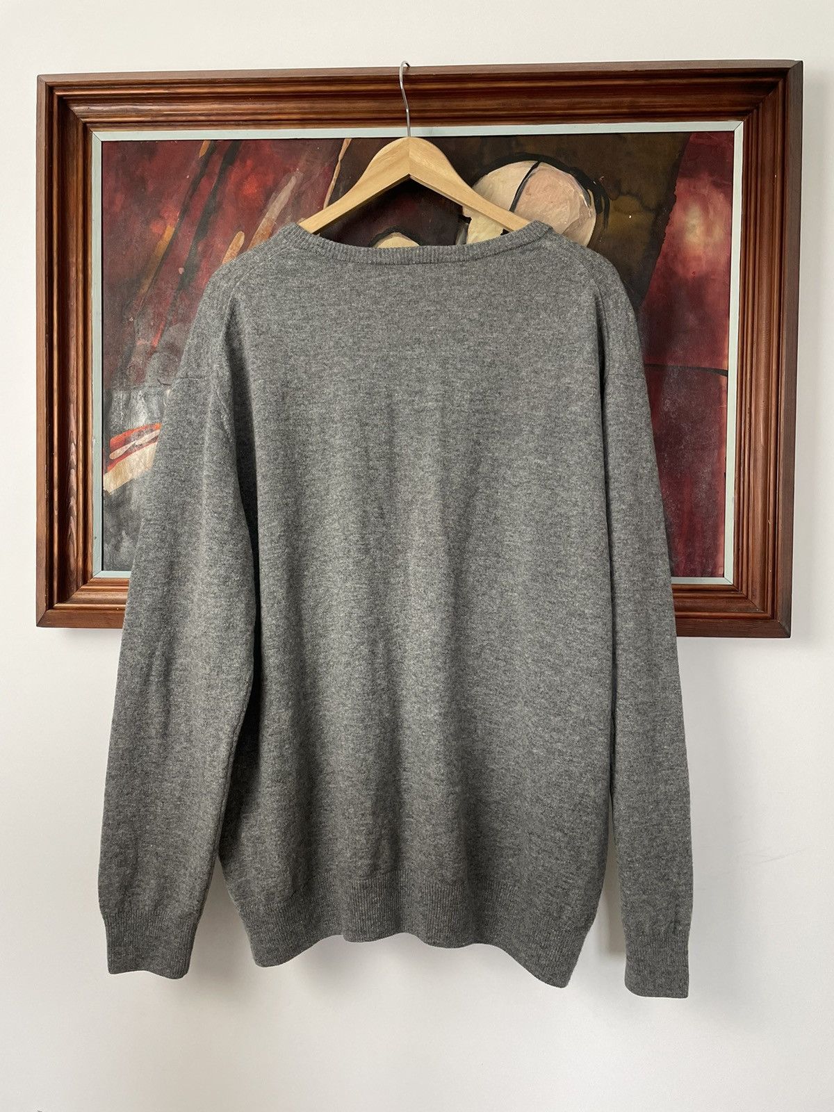 Lacoste Vintage Lacoste Classic Oversize Sweater Casual Wool Knit Size US XL / EU 56 / 4 - 3 Thumbnail