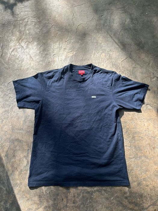 Supreme supreme navy 3m mini box logo tee | Grailed