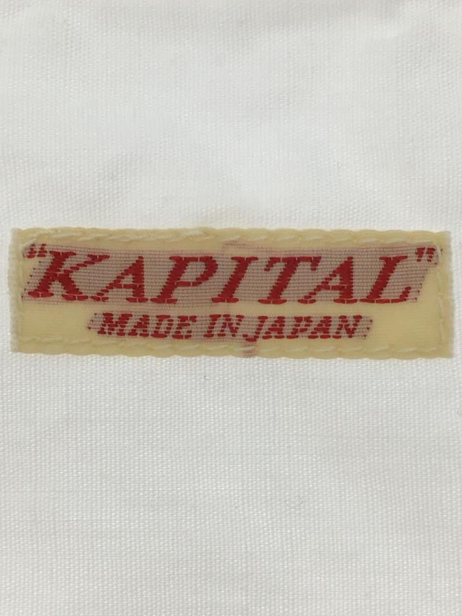 Kapital White Band Collar Shirt Size US L / EU 52-54 / 3 - 3 Thumbnail