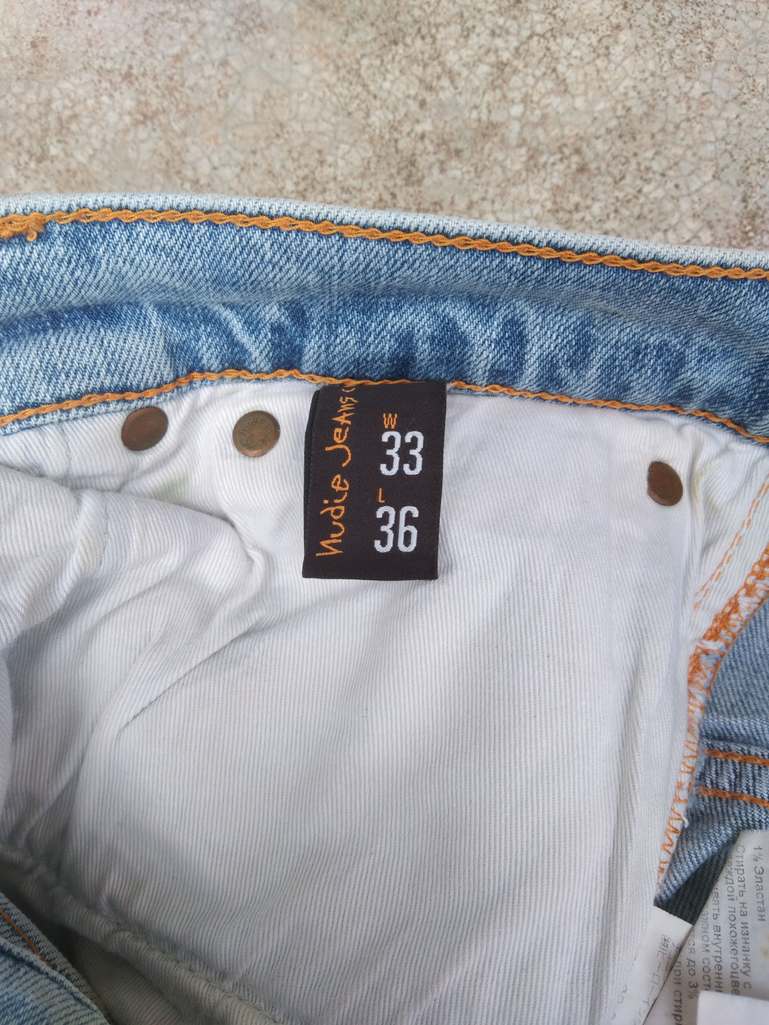 Nudie Jeans Vintage Nudie Jeans 33x36 Size US 33 - 9 Thumbnail