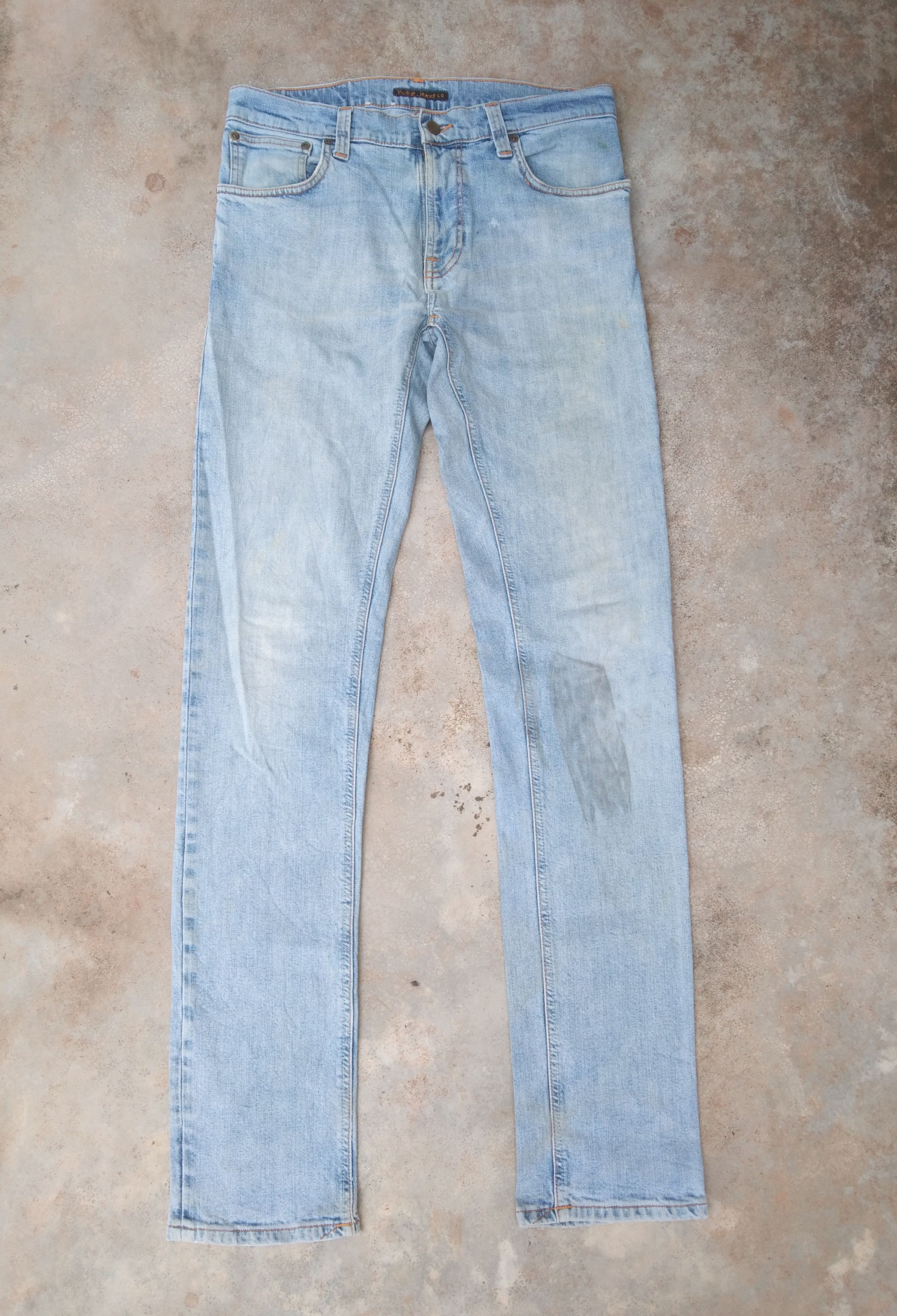 image of Jean x Nudie Jeans 33X36 in Light Wash, Men's