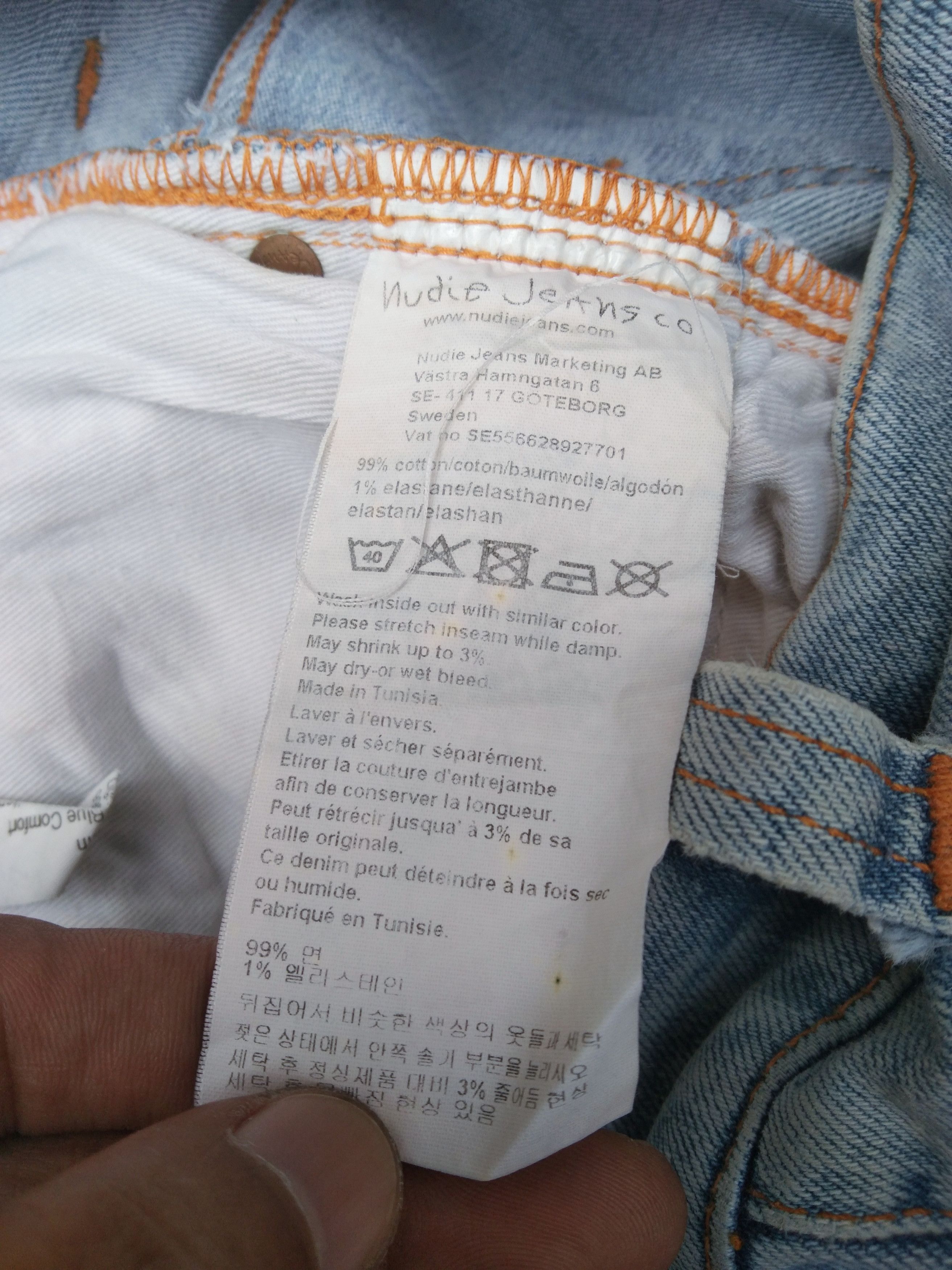 Nudie Jeans Vintage Nudie Jeans 33x36 Size US 33 - 11 Thumbnail