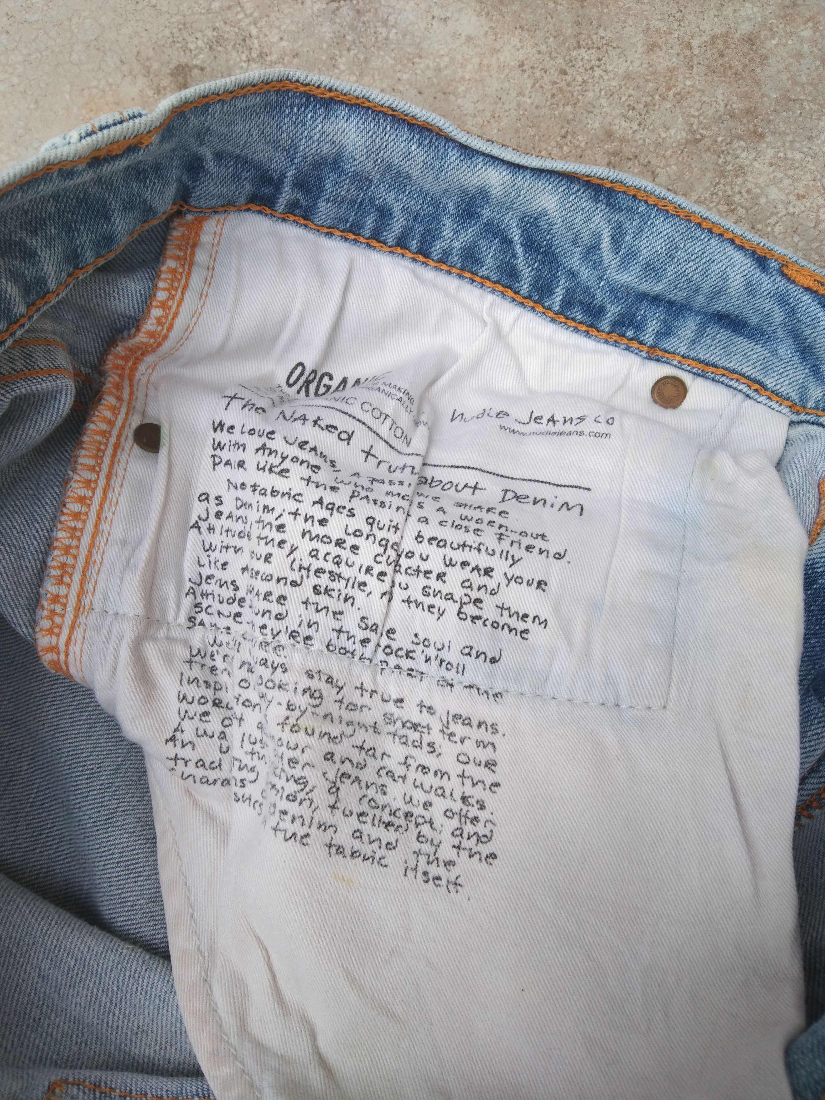 Nudie Jeans Vintage Nudie Jeans 33x36 Size US 33 - 10 Thumbnail