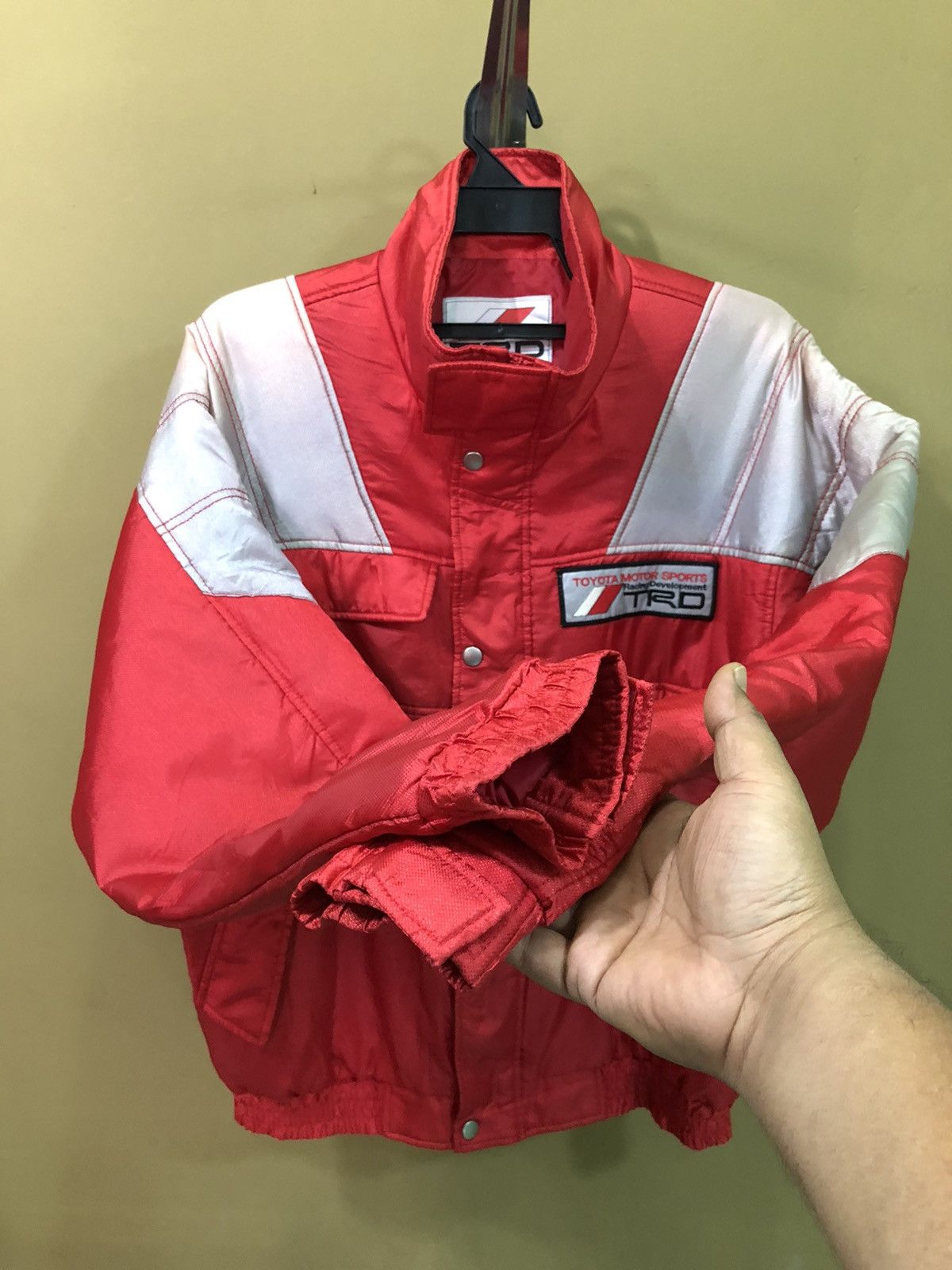 Vintage Vintage Toyota TRD Racing Development Bomber Jacket Size US L / EU 52-54 / 3 - 5 Thumbnail