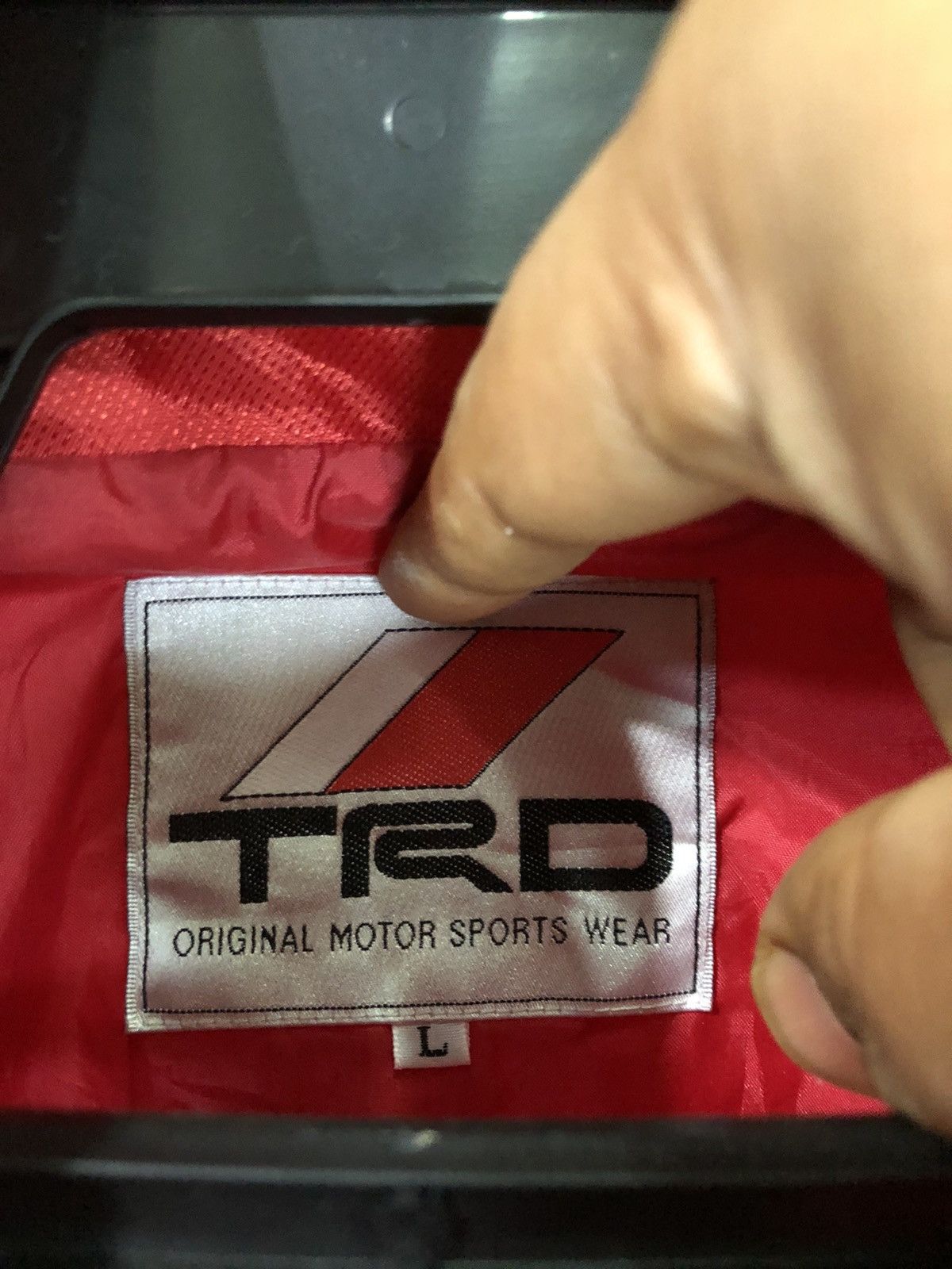 Vintage Vintage Toyota TRD Racing Development Bomber Jacket Size US L / EU 52-54 / 3 - 3 Thumbnail