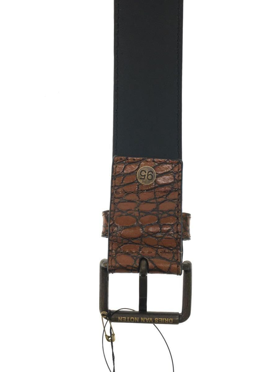 Dries Van Noten Leather Animal Skin Effect Belt Size ONE SIZE - 5 Thumbnail