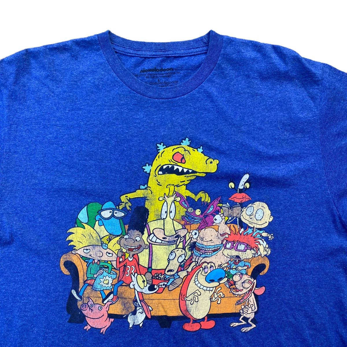 Cartoon Network × Nickelodeon Nickelodeon All Characters Cartoon Shirt. #A2 Size US L / EU 52-54 / 3 - 2 Thumbnail