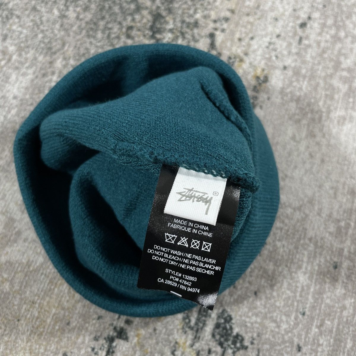 Vintage Stussy Beanie Cuff Parrot Teal Size ONE SIZE - 4 Thumbnail