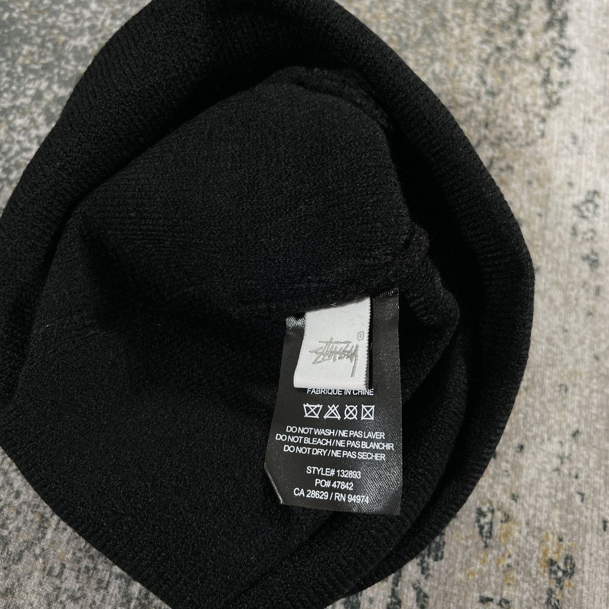 Stussy PARROTS BEANIE HAT // BLACK Size ONE SIZE - 4 Thumbnail