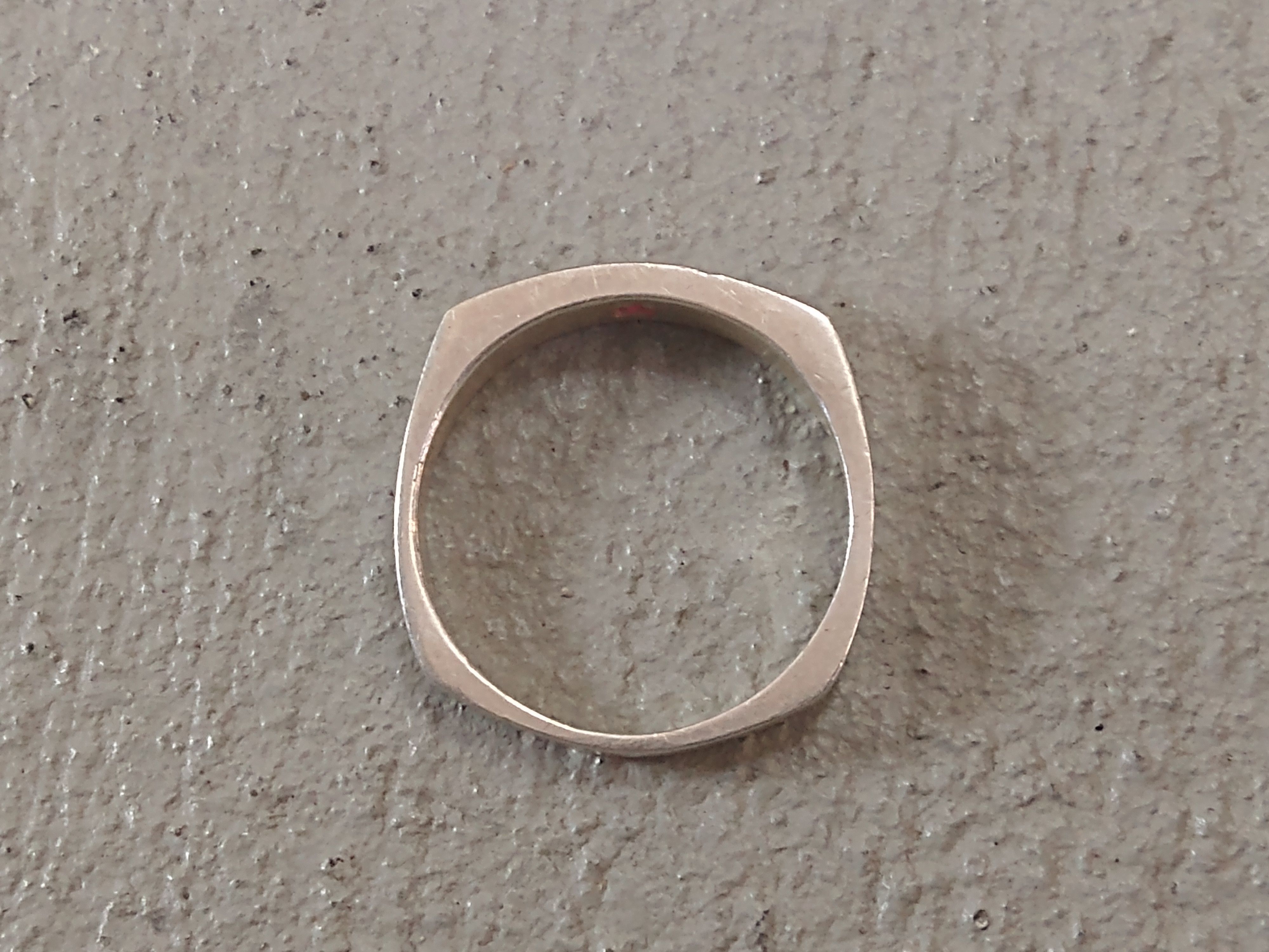 Jewelry Sterling Silver Ring Lab Ruby Size 11.25 Black Enamel Size ONE SIZE - 7 Thumbnail