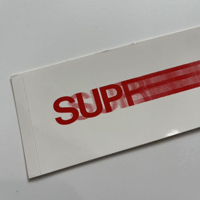 Supreme motion hot sale sticker