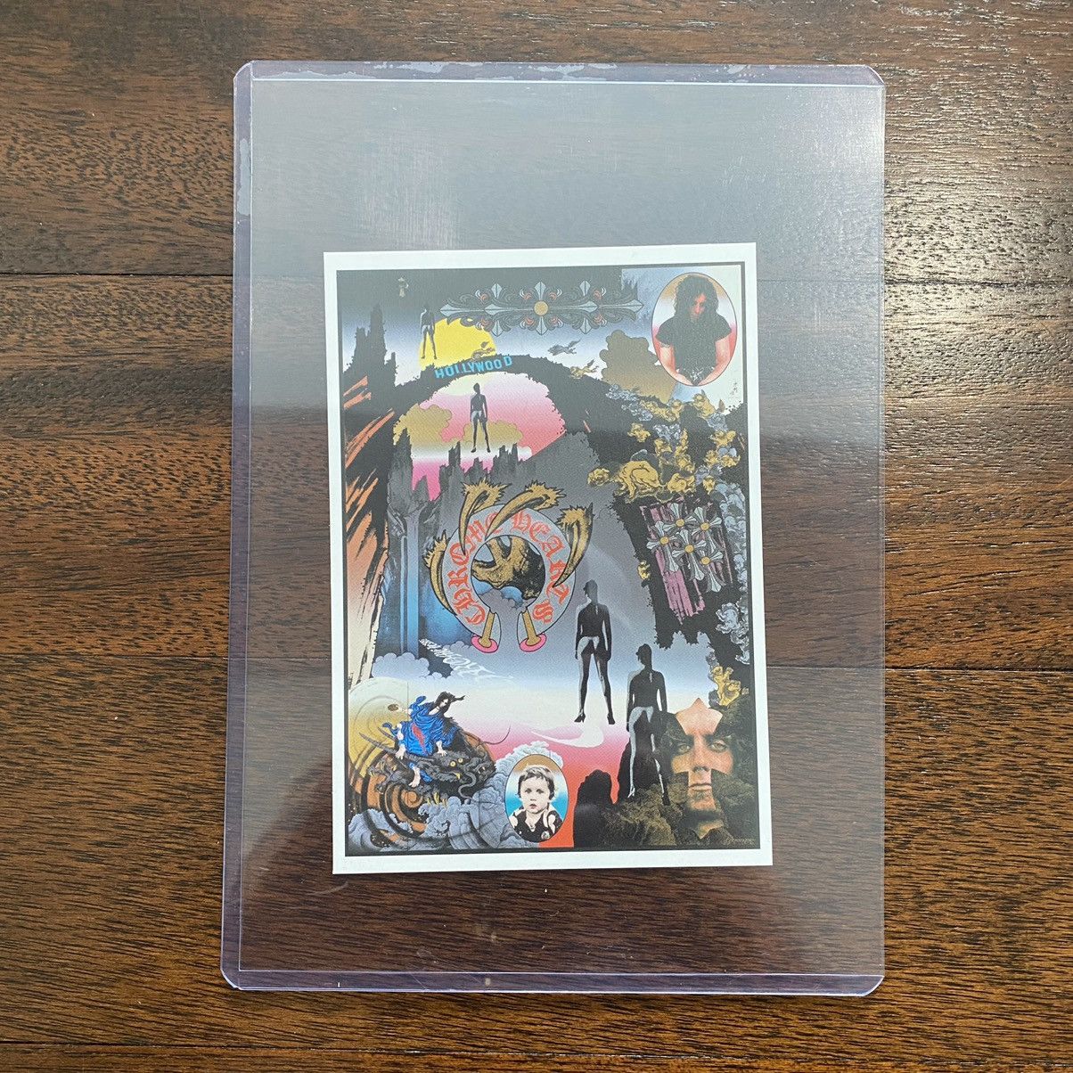 Chrome Hearts × Vintage RARE 1997 Chrome Hearts x Tadanori Yokoo Post Card Size ONE SIZE - 1 Thumbnail