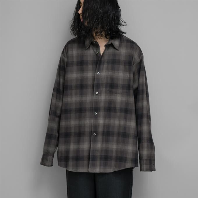 Japanese Brand stein / Oversized Cotton Flannel Shirt ST.467 | Grailed